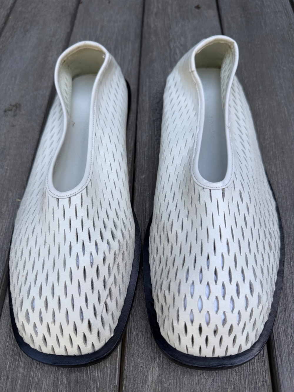 Proenza Schouler White/Off White Shoe, Loafer, Box & Dust Bag 38